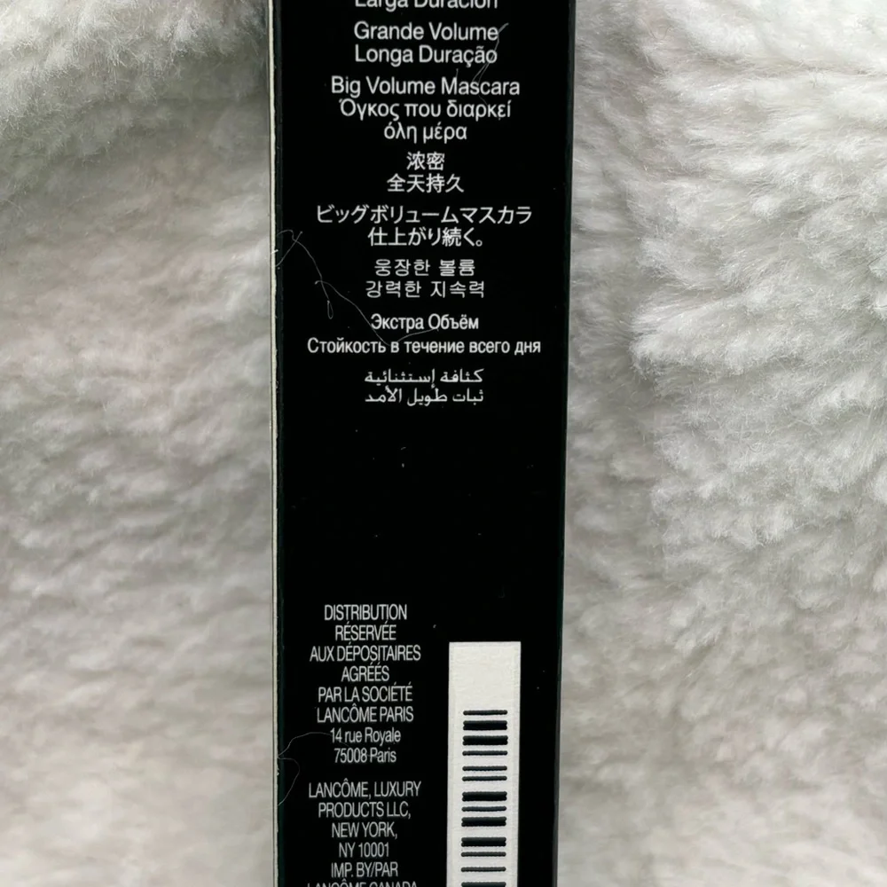 Lancôme Monsieur Big Waterproof Mascara 0.3 fl oz Black Work Makeup Makeover